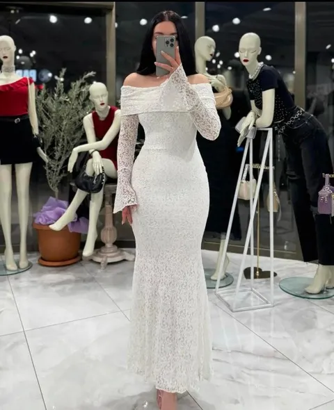 Lace Off-Shoulder Dress