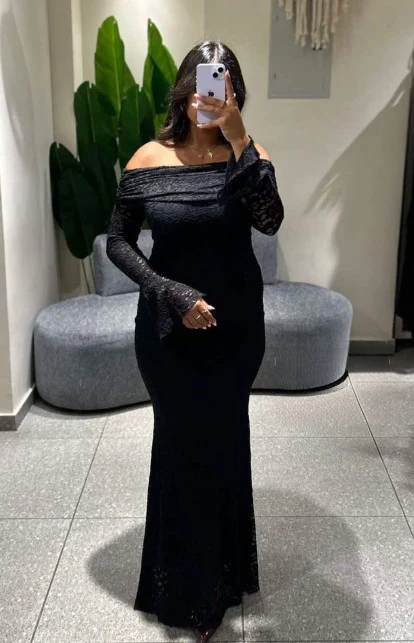 Lace Off-Shoulder Dress