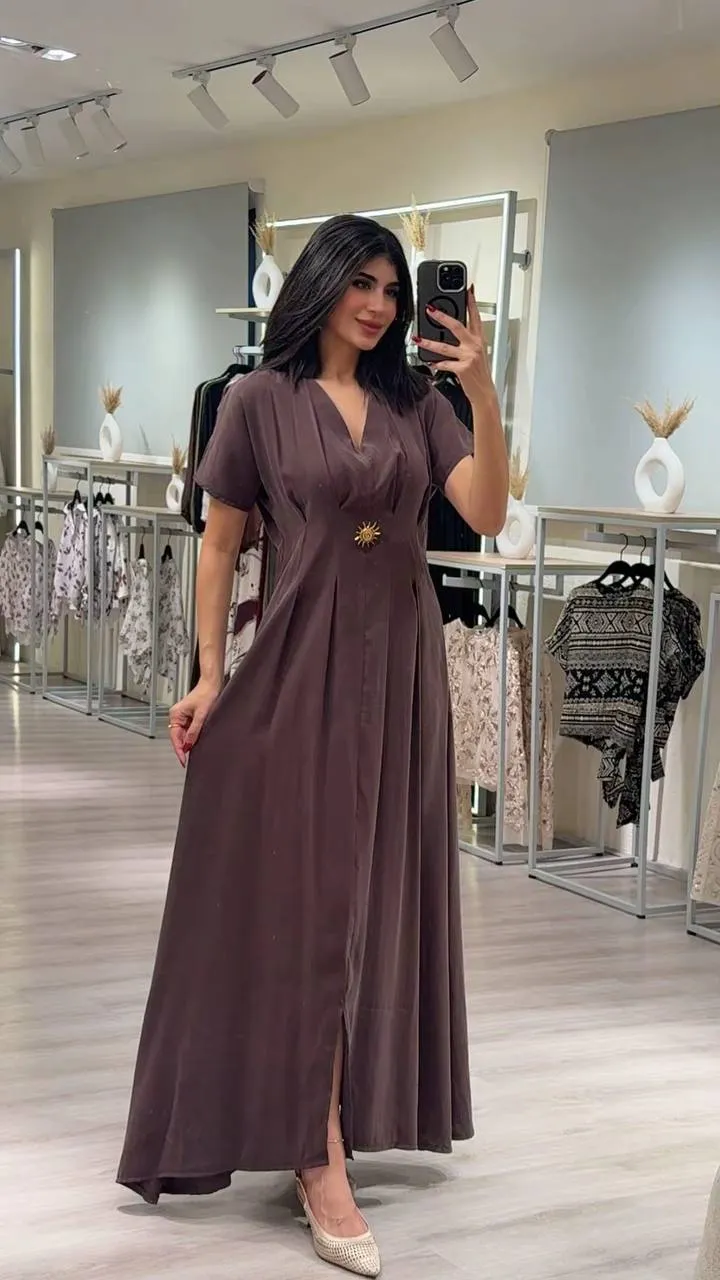 Pleated Maxi Dress